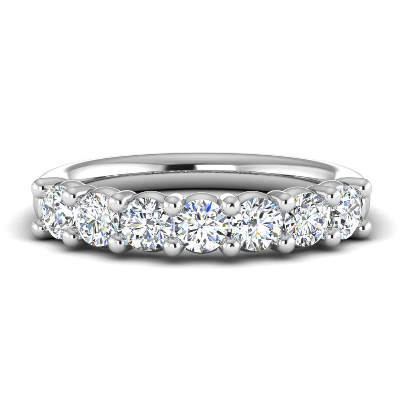 White Gold Classic Shared Prong Band (1ctw)
